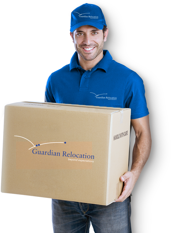 Moving Company employee with Guardian Relocation